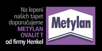 Na lepení tapet doporučujeme Metylan